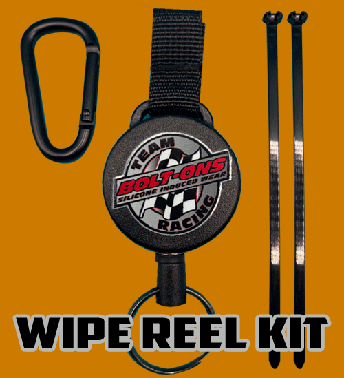 2 (Kit) Team Bolt-Ons Race Wipe Reel Trail Towel Pro Kit