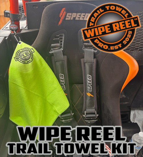 Team Bolt-Ons Race Wipe Reel Trail Towel Pro Kit