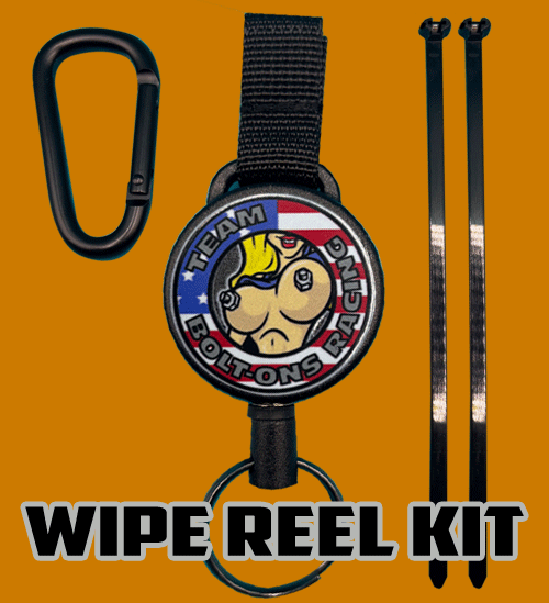 2 (Kit) Team Bolt-Ons Race Jesse Wipe Reel Trail Towel Pro Kit